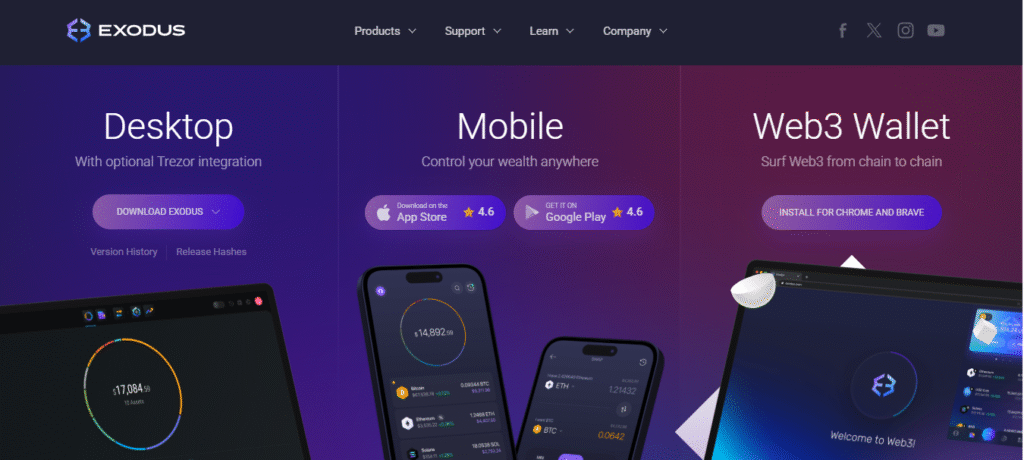 Exodus Crypto carding method