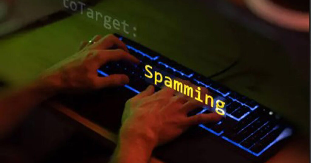 spamming